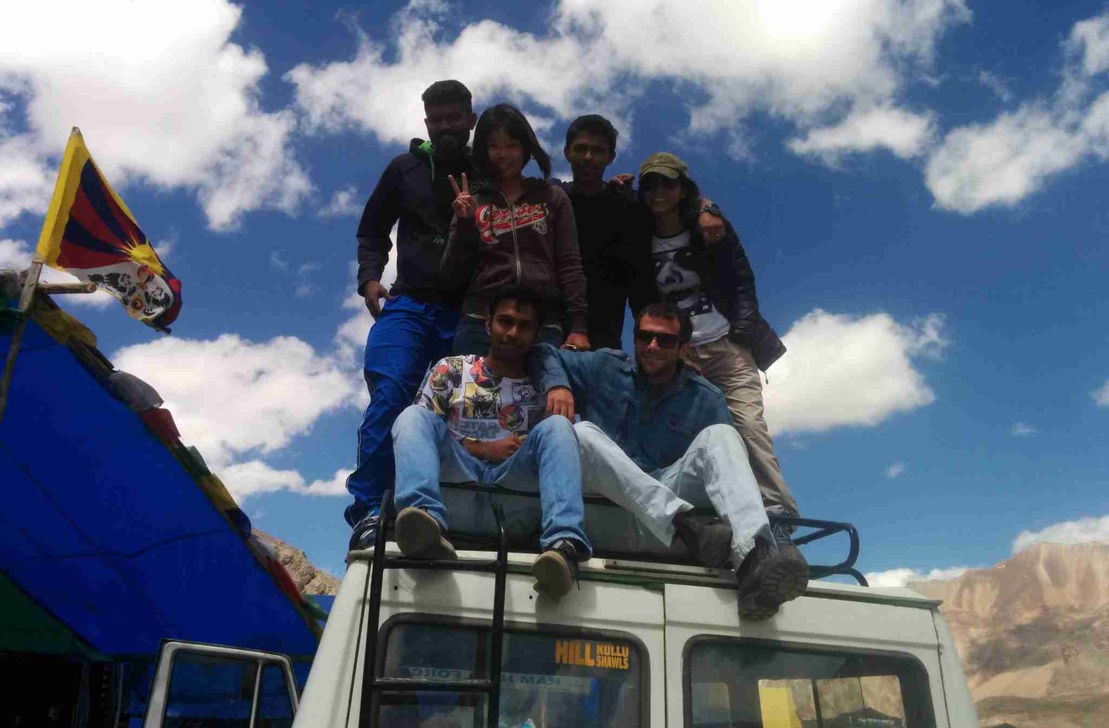 The Defiant Dreamers posing at Bharatpur