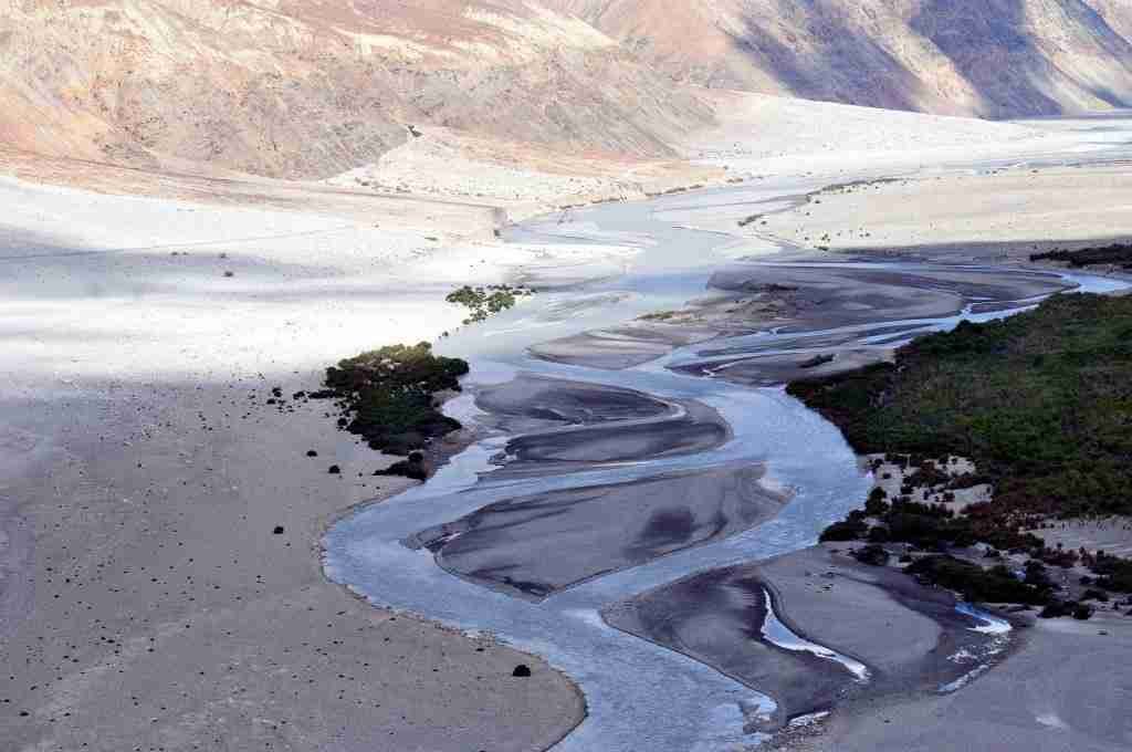 Leh Ladakh Road trip: Shyok and Nubra River confluence