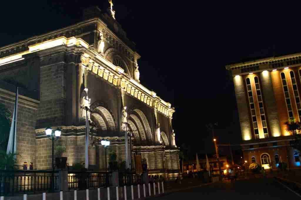 Manila cathedral and Police HQ