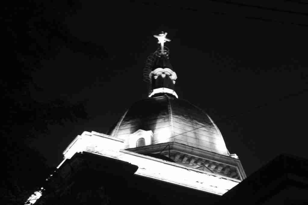 manila cathedral back shot