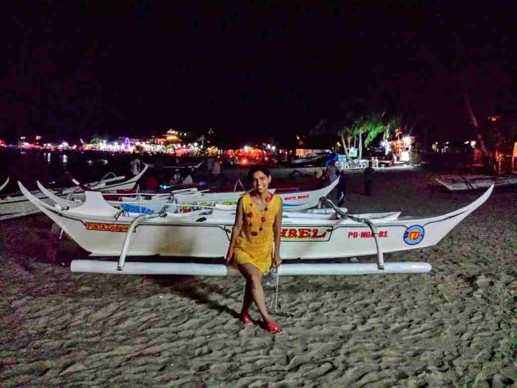 The Night life at the White Beach, Puerto Galera, Philippines