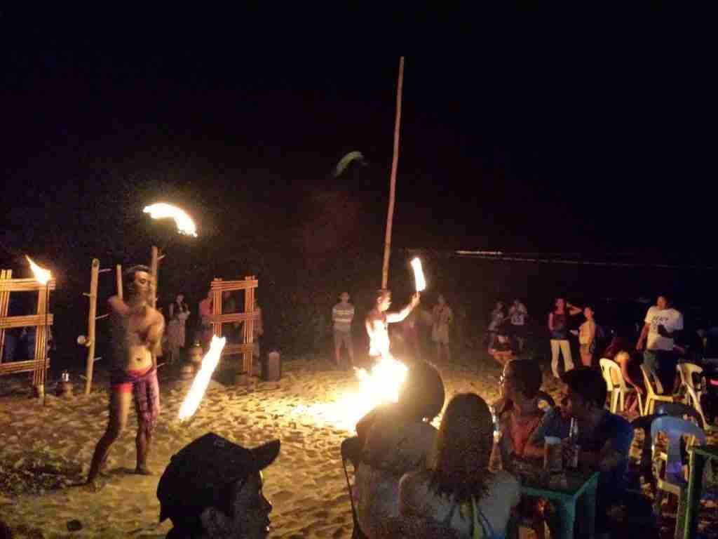 Fire dancers, Batangas, Philippines 