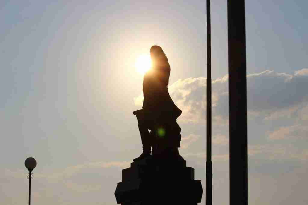 Dupleix Statue, Beach Road, Pondicherry - Copy