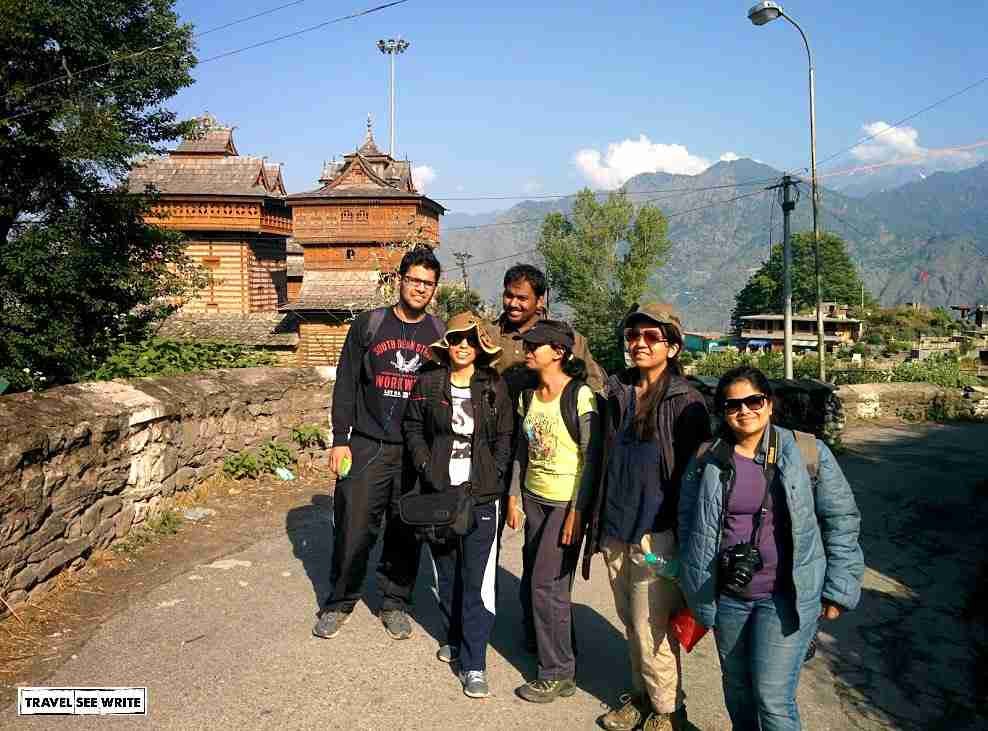 Start of the Bashal Peak trek from Sarahan
