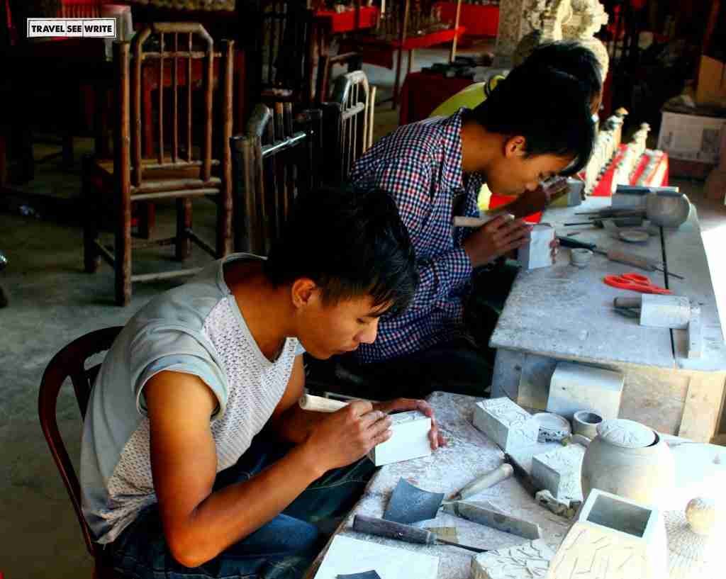 Tribal boys working, Sapa, Vietnam