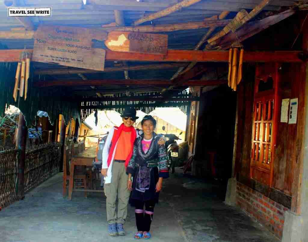 With my Homestay Host, Lao Chai, Sapa, Vietnam