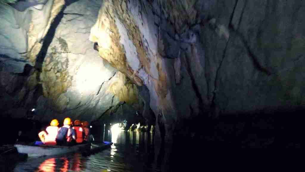 Picture taken in pitch darkness at World's latgest underground river in the world with Asus Zenfone 2 Laser