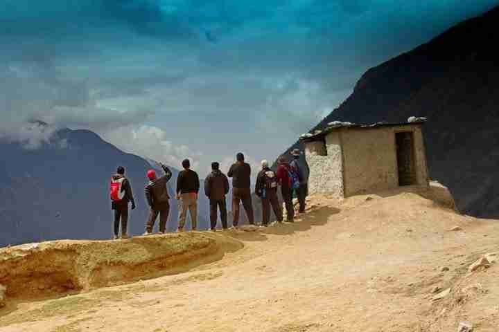 Neil on his Everest Base Camp Trek with his friends