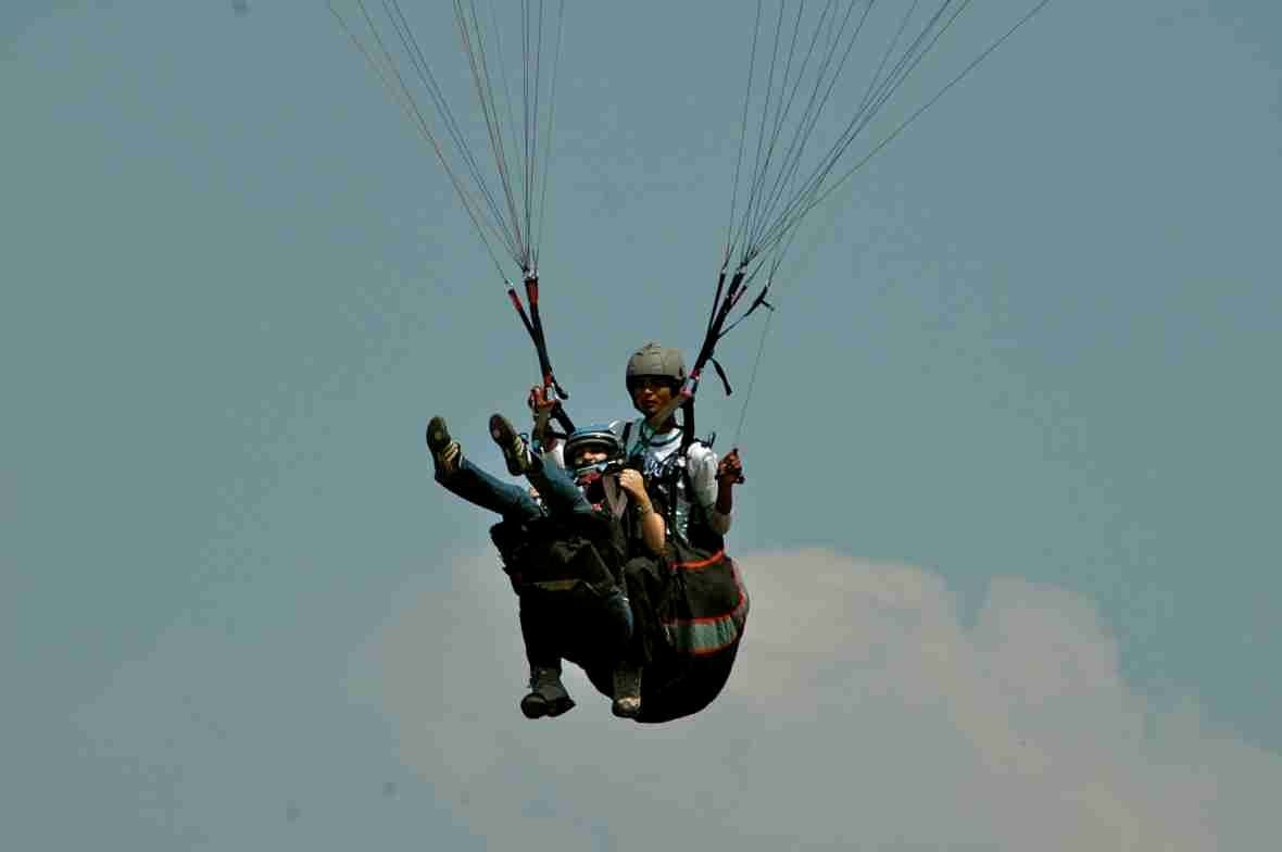 Shivya Paragliding above Bir Billing