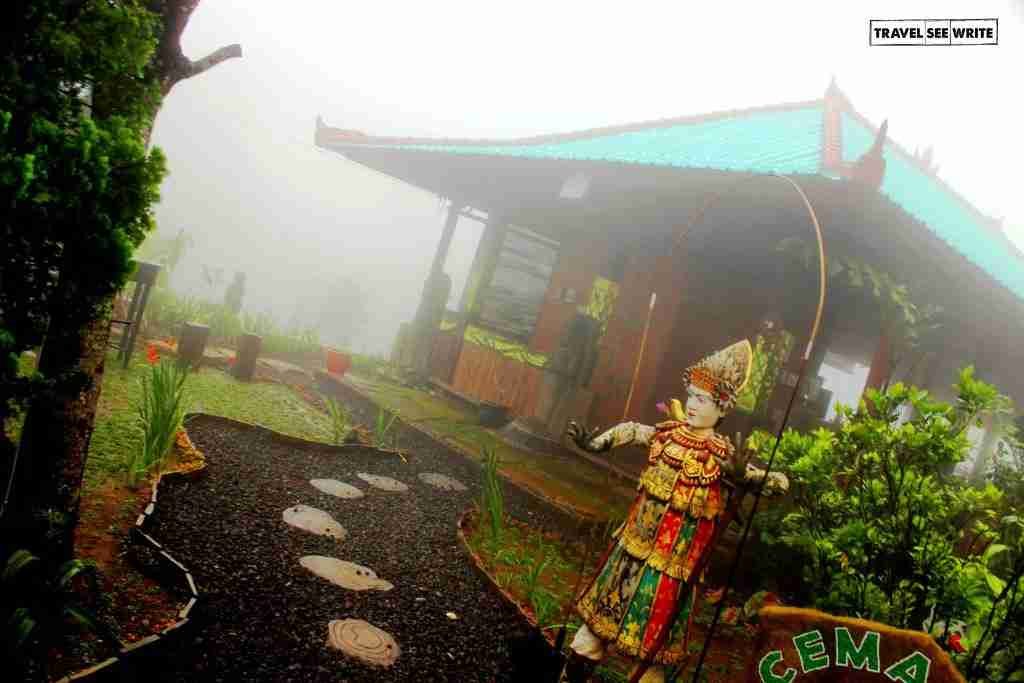 Rain soaked Cemara Guest House, Near Tamblingan Lake, North Bali