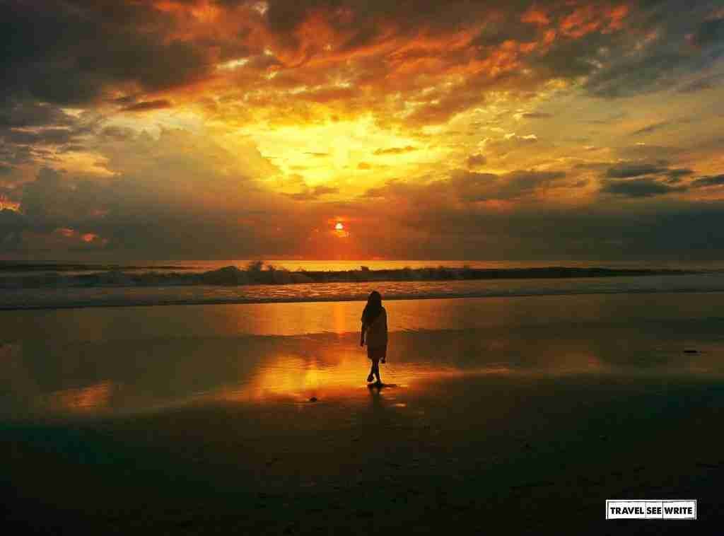 Sunset at Seminayk Beach, Bali