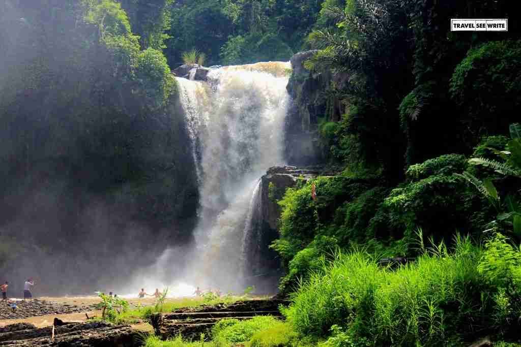 Tegenungan Waterfalls, the only waterfall on River Tegenungan, 10 kms from Ubud, Bali