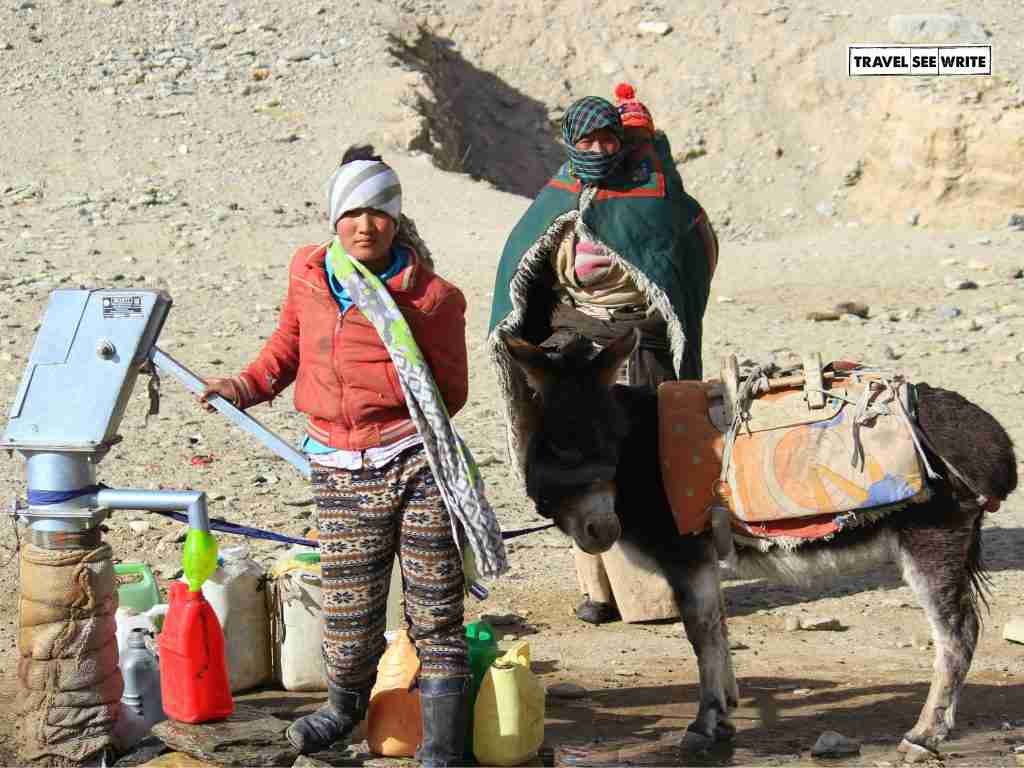 Chang Pas of Changthang at Puga Hotsprings