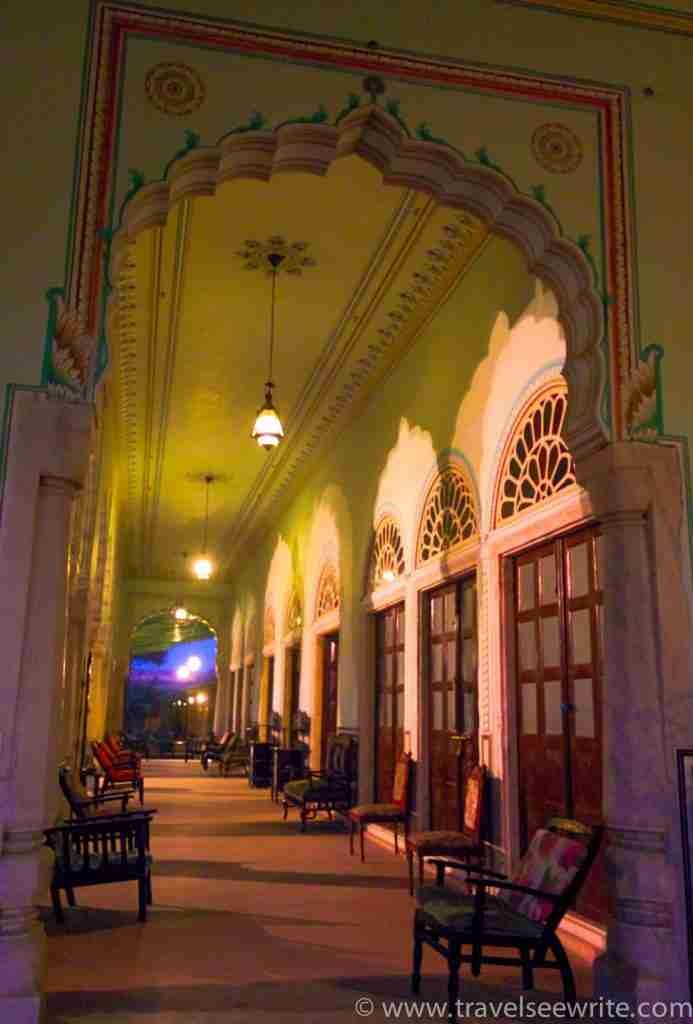 Outside the Durbar Hall, Castle Kanota, Rajasthan