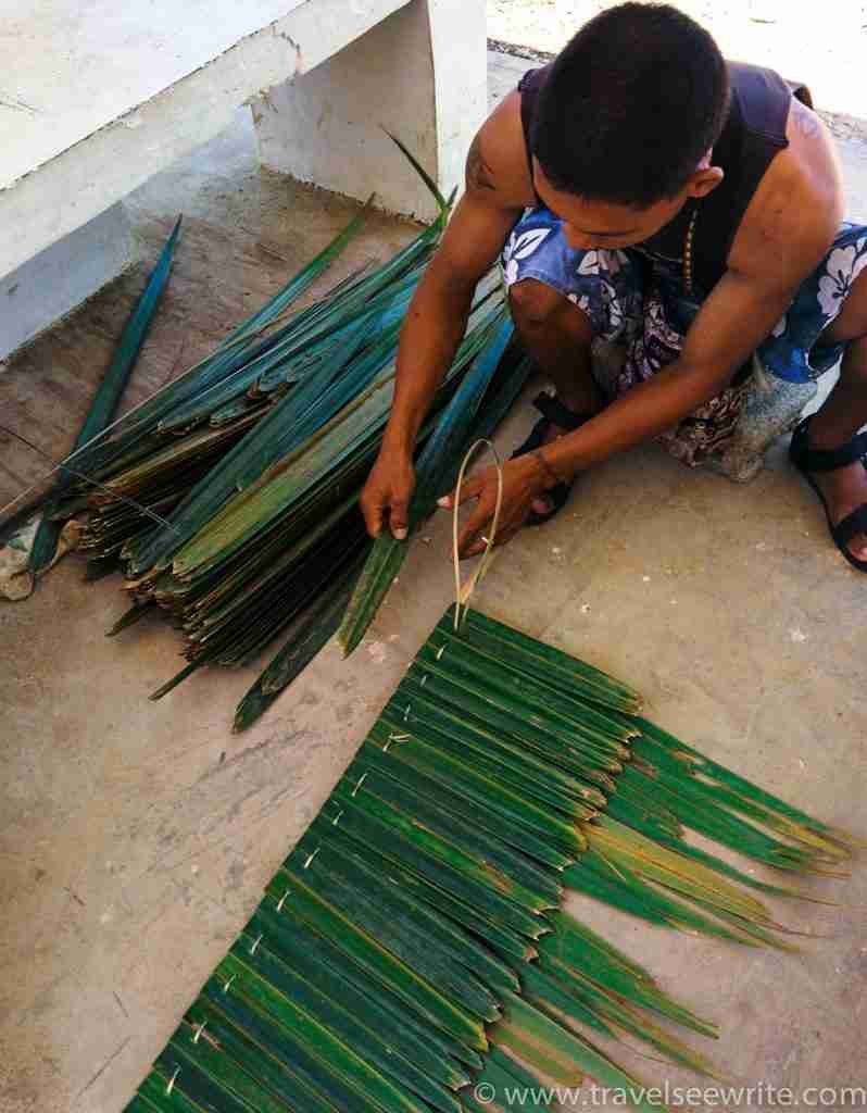 Nipa Hut making technique, Baler
