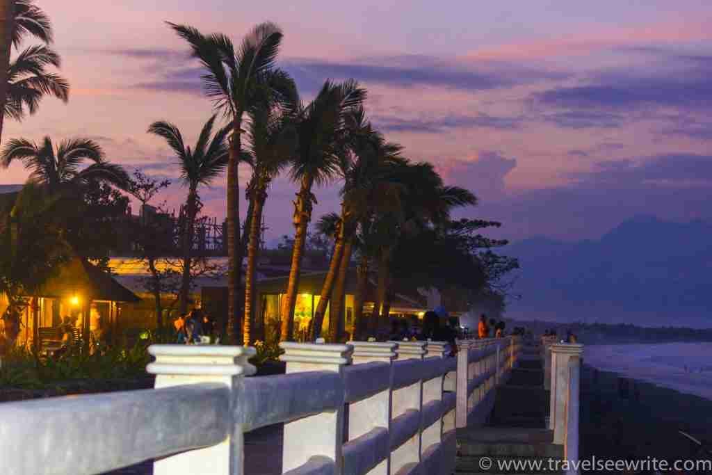 Sabang Beach Bay area