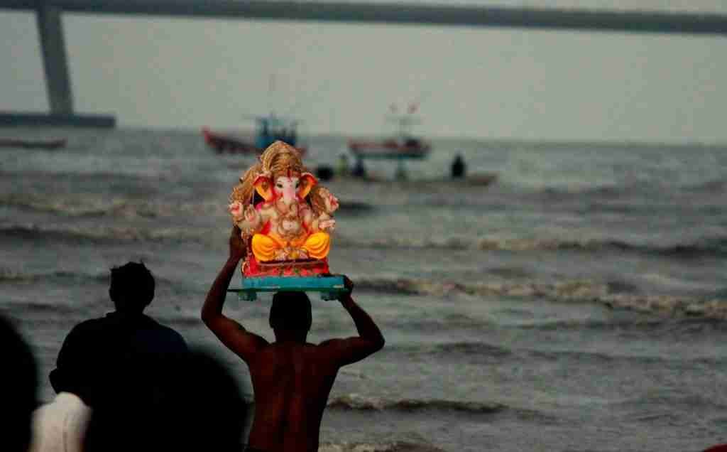 Ganpati Visarjan, Pic CC Mohak Marwah 