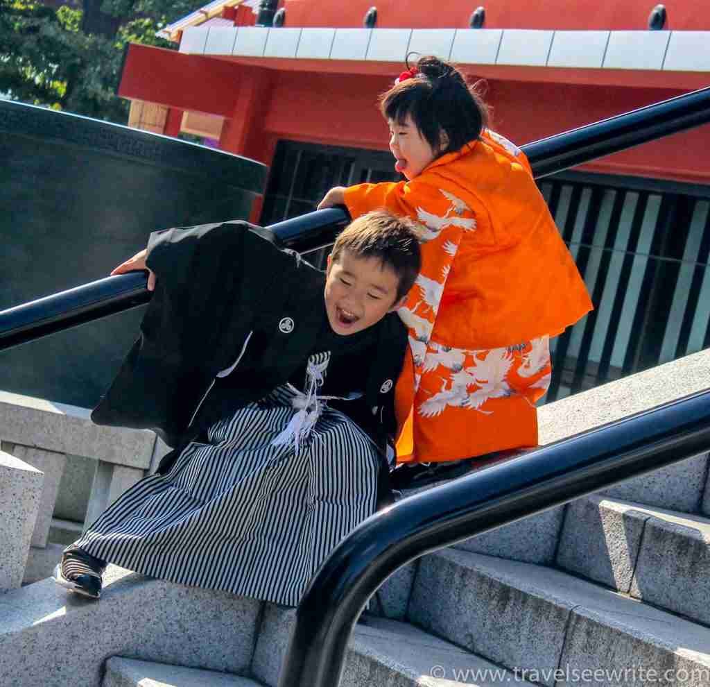 Fun things to do in Asakusa, Tokyo: Watch kids attend their shichi-go-san (7-5-3) ceremony