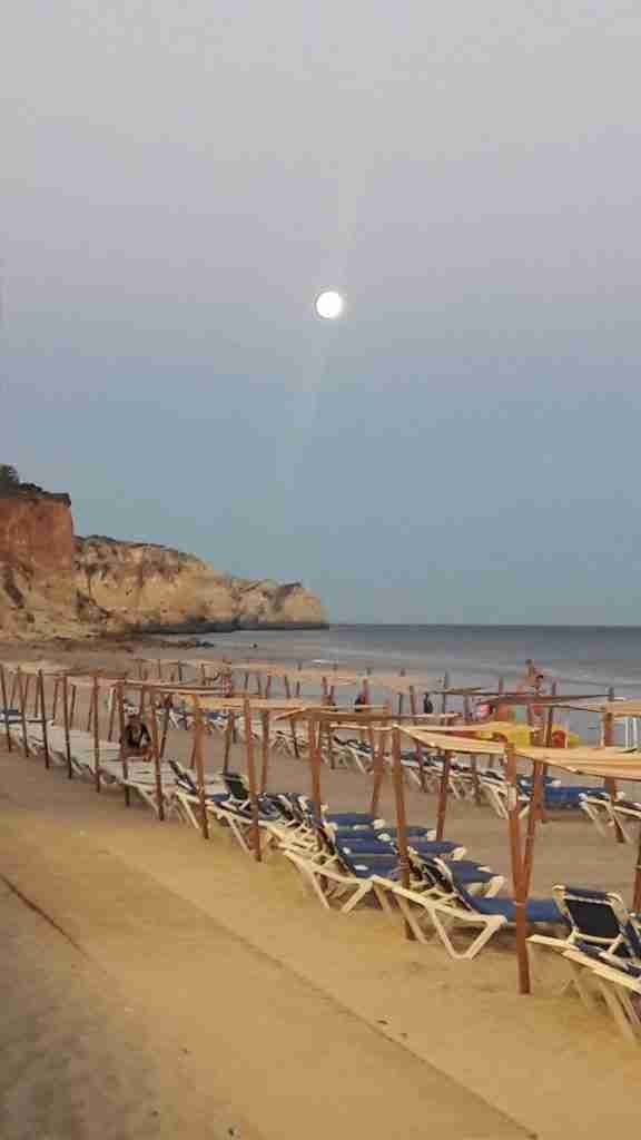 A sunset on the beach of Lagos by Eden