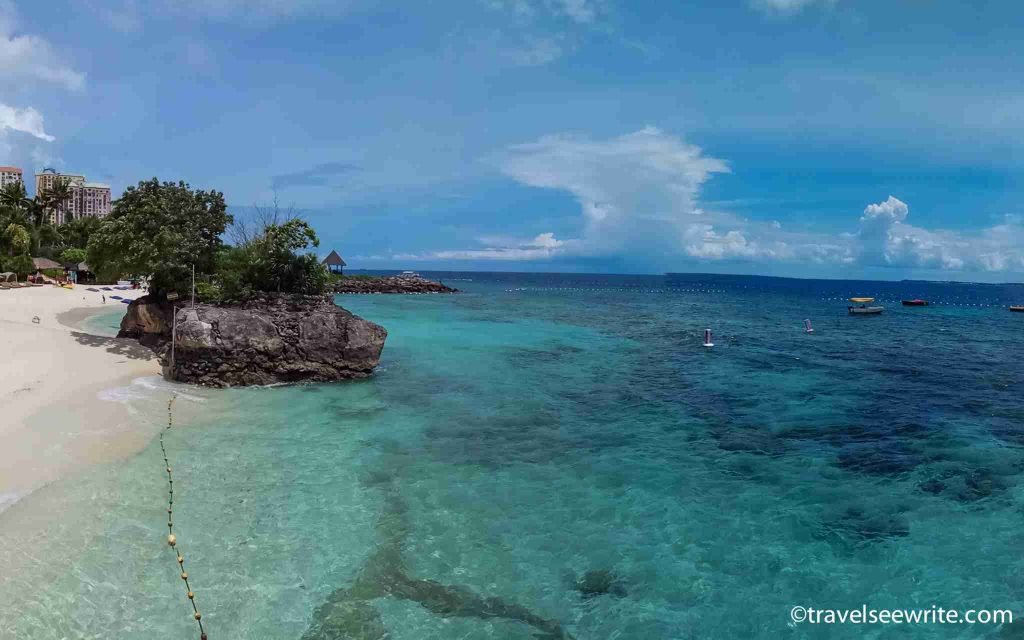The Snorkeling beach of Shangri La, Mactan, Cebu
