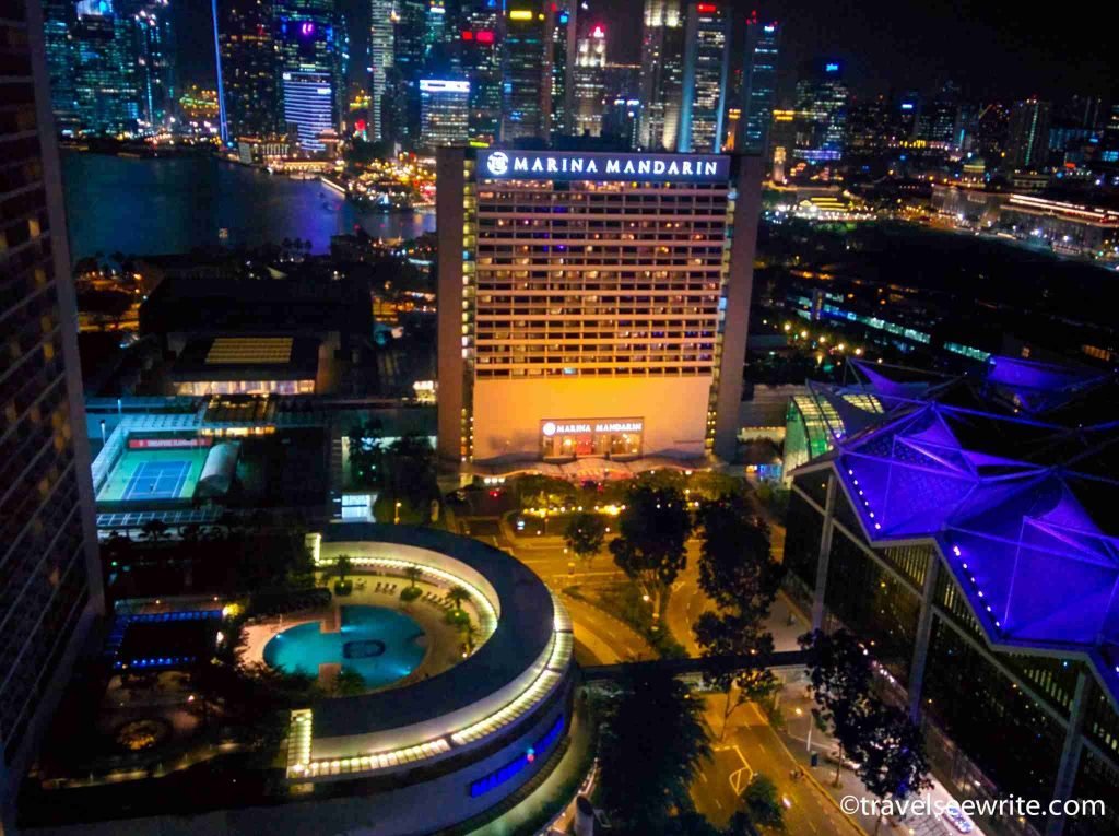 Marina Bay view from my room at Conrad Hotel, Singapore