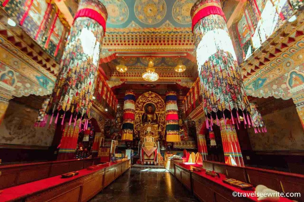 Inside the monastery, Gangtok, Sikkim