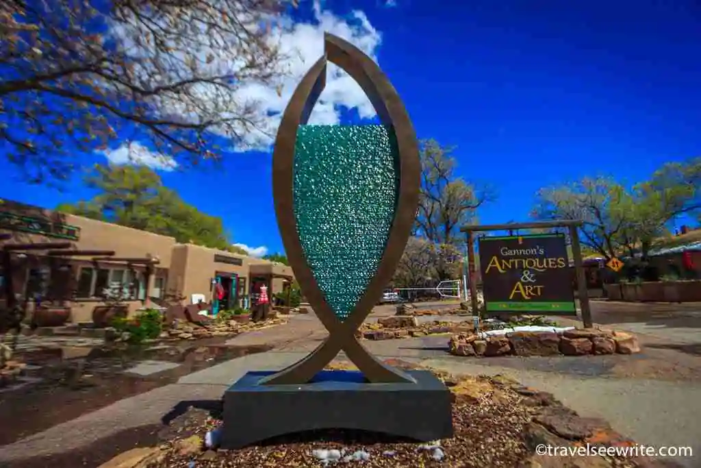 USA Travel: Walking through the Canyon Road in Santa Fe is like taking a walk through an art gallery.