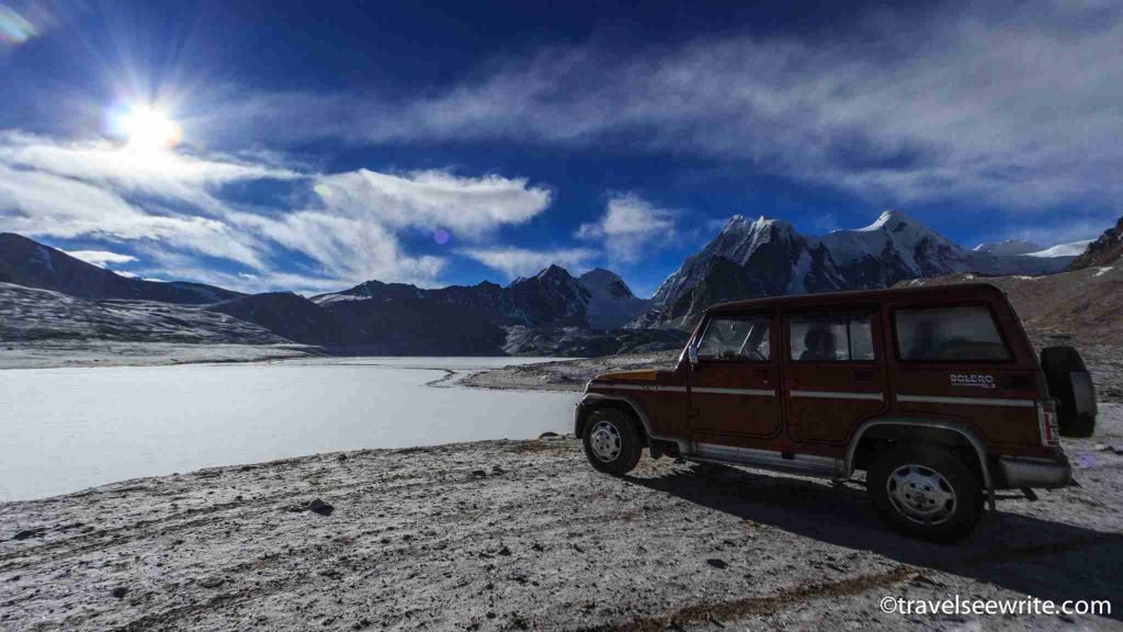 Visit Sikkim for its high altitude lakes - Gurudongmar Lake, India