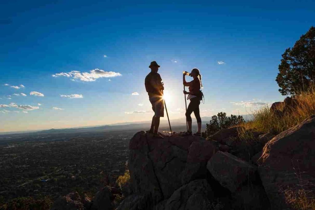 Hiking near Santa Fe, New Mexico