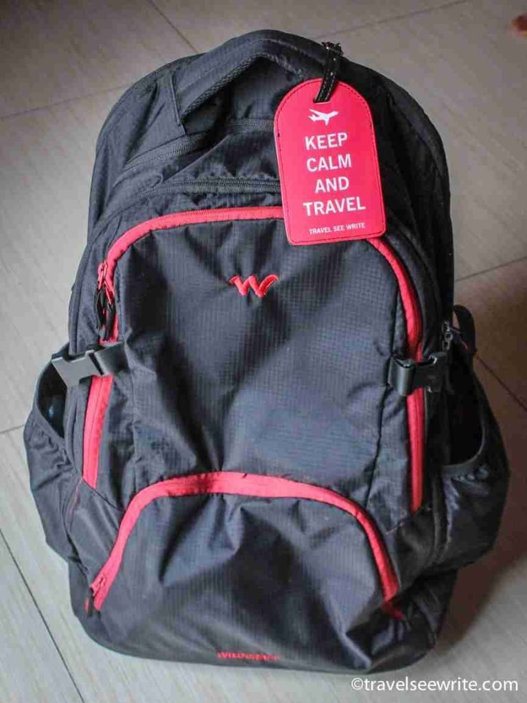 The exterior of the Wildcraft Voyager Trolley Backpack