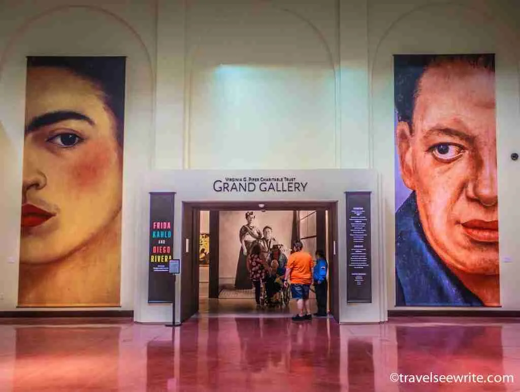 Frida Kahlo and Diego Rivera exhibit, Heard Museum, Phoenix, Arizona