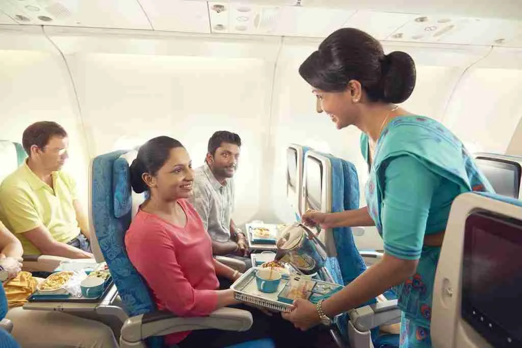 Srilankan Airlines Flight Review - in-flight food