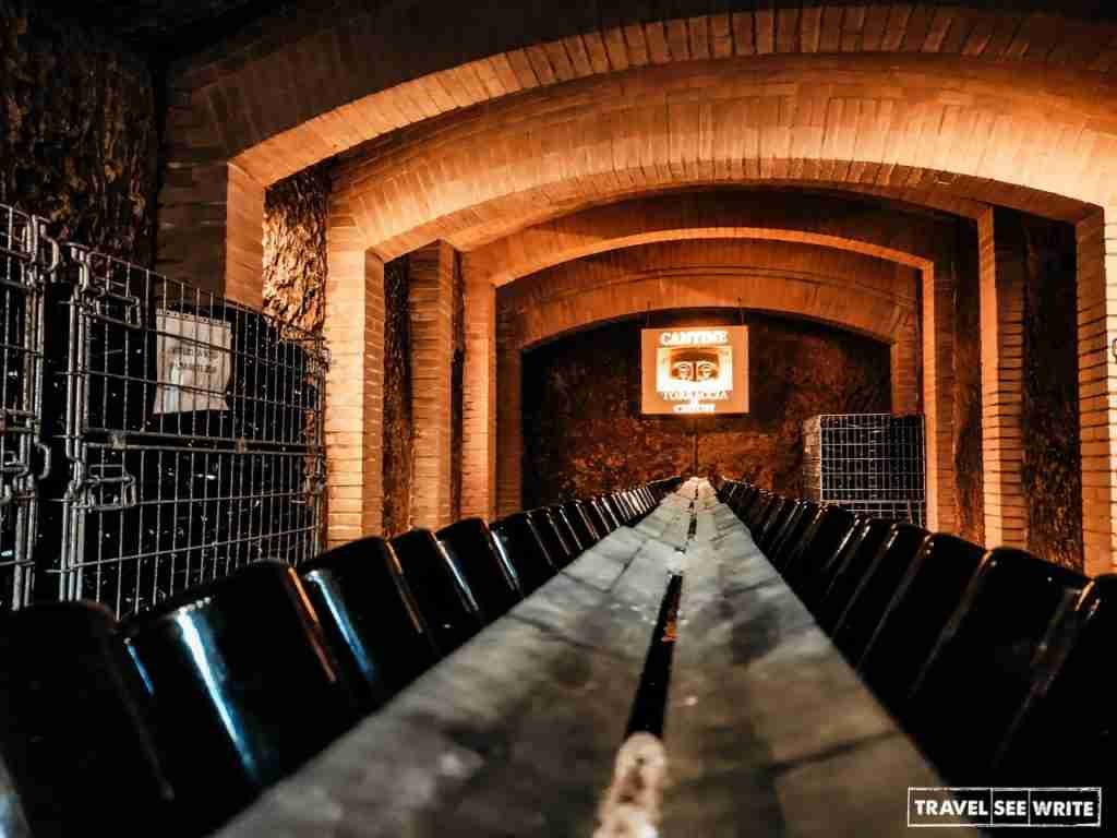 Torraccia di Chiusi wine cellar near San Gimignano,Via Francigena Toscana, Italy