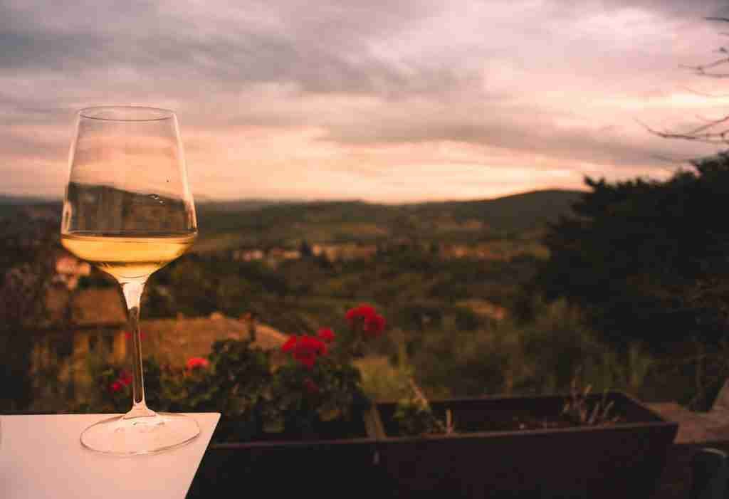 Tuscany Wine tasting in San Gimignano,Via Francigena Toscana, Italy