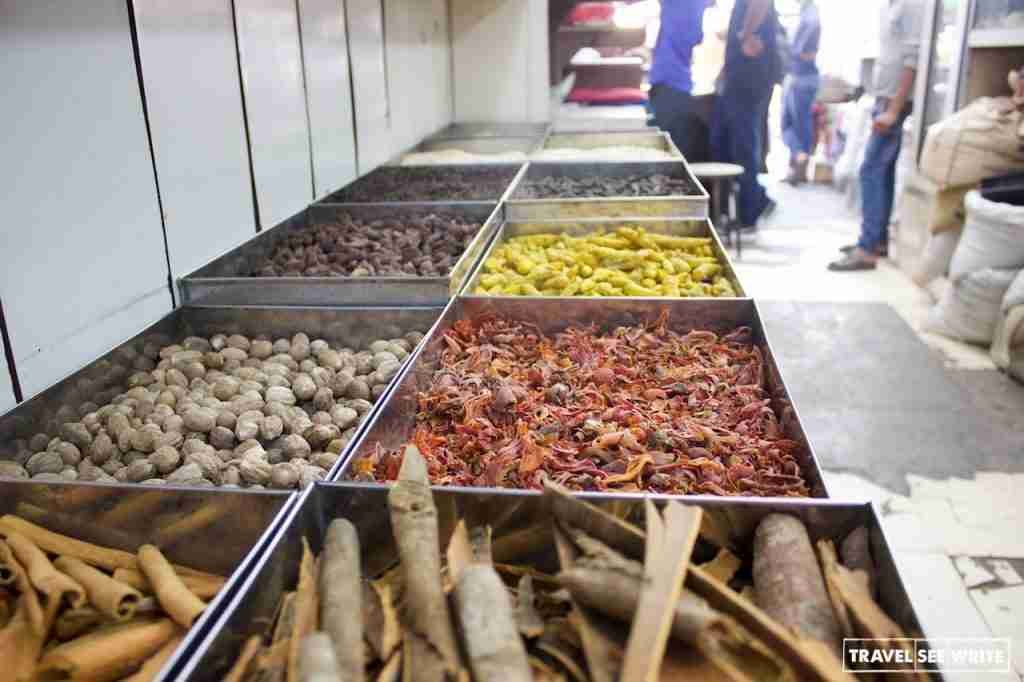 Spices of Khari Baoli, Shahjahanabad, Old Delhi, India