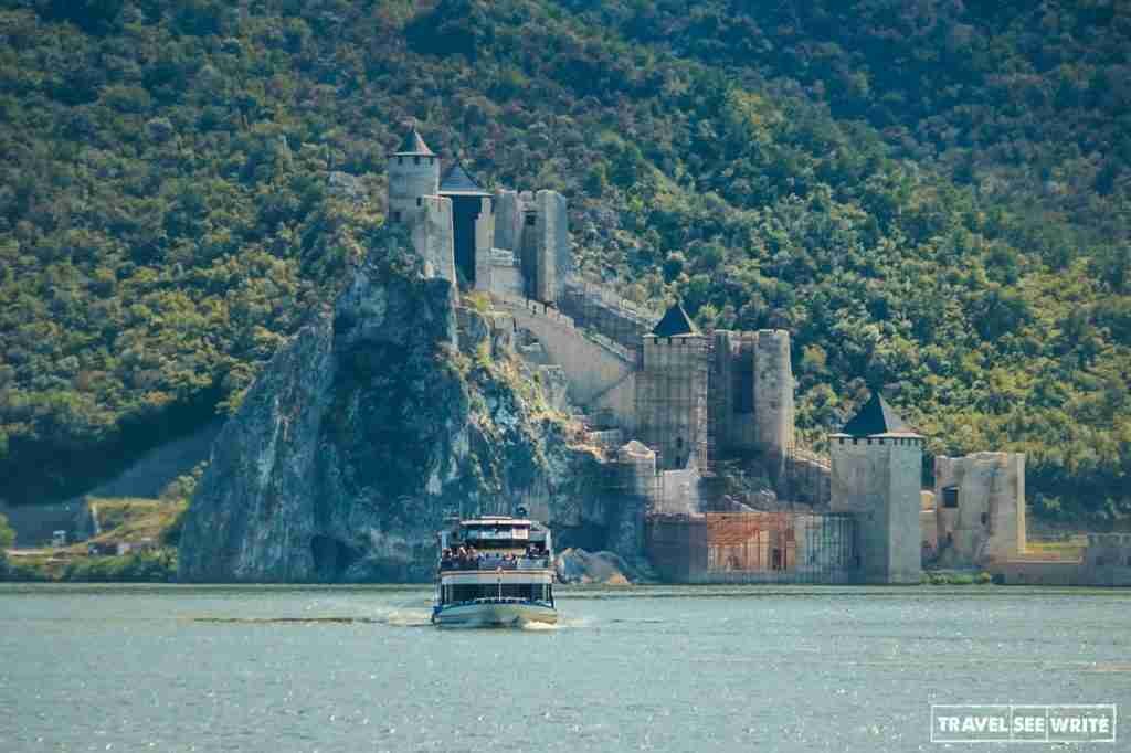 Danube River Cruise, Golubac Fortress, National Park Djerdap, Serbia