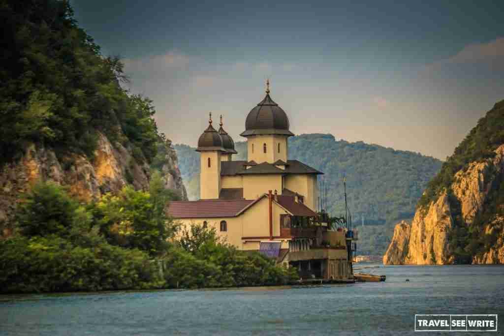 Danube River Cruise, Mraconia Orthodox monastery, Romania, Serbia