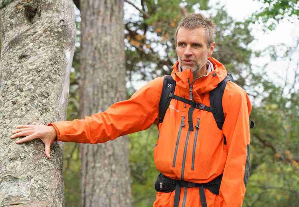 Lars Svanerud, our hiking guide in Dalarna, Sweden