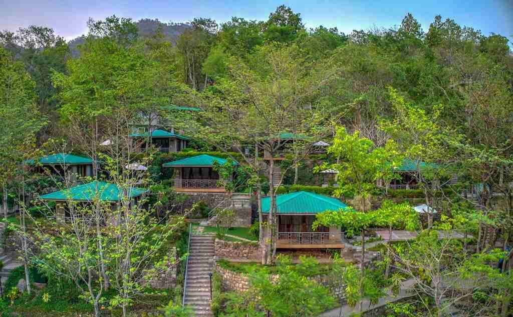 Atali Ganga offers independent cottages set amidst greenery all around