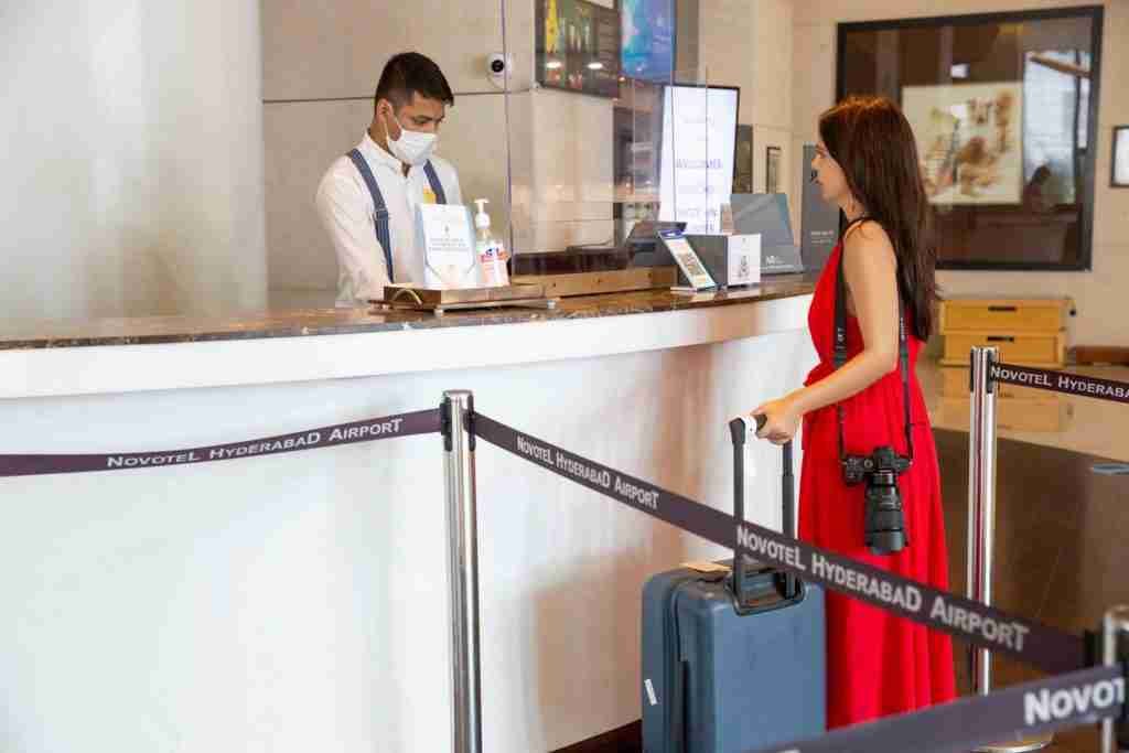 Contactless check-in at Novotel Hyderabad Airport Hotel