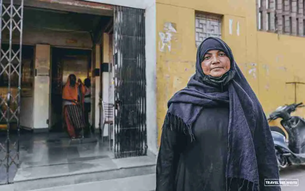 Anisa is part of the Rehmat Negrani Samooh (RNS) that has turned a dirty community toilet into a model toilet of South Delhi