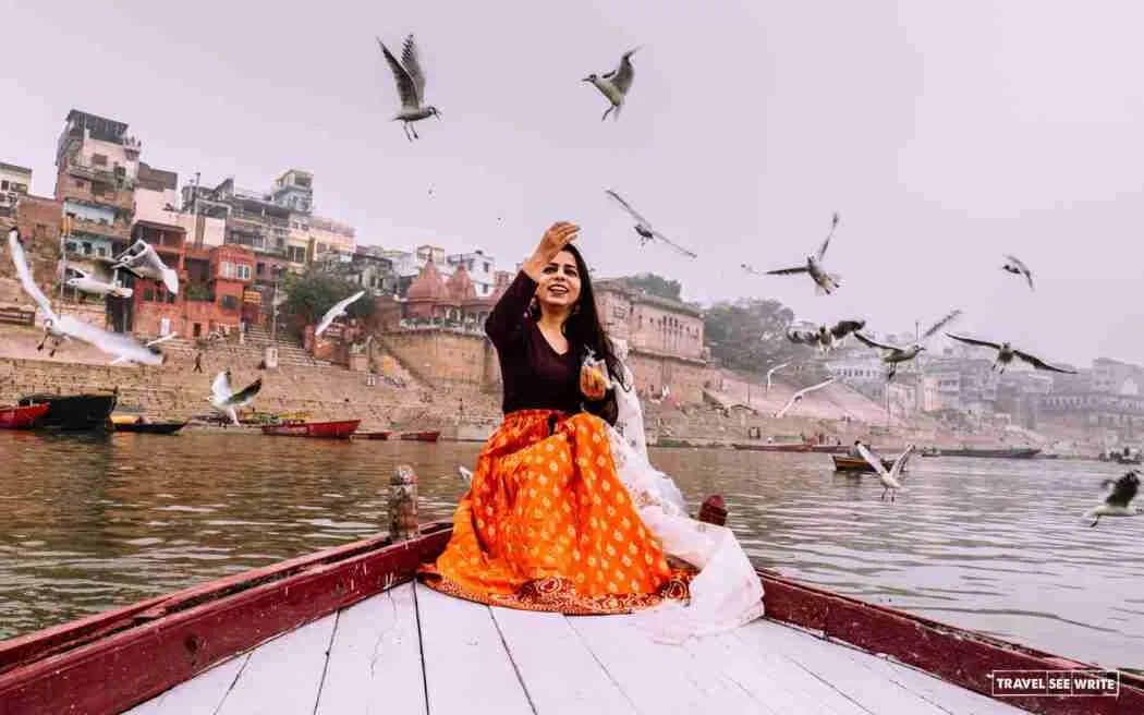 Boat ride in Varanasi