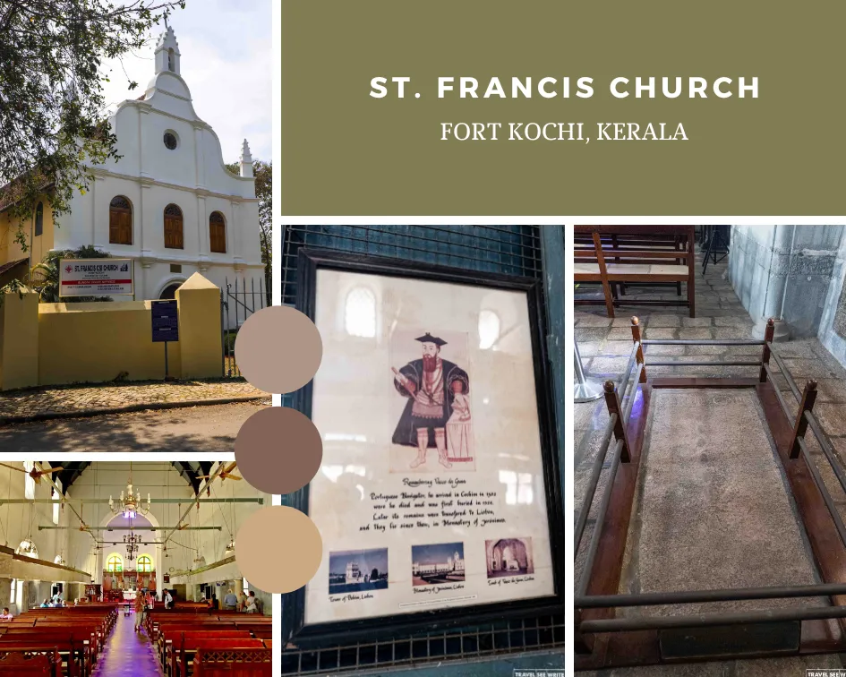 Portuguese explorer Vasco Da Gama was first buried at St. Francis Church after his death in Kochi in 1524.