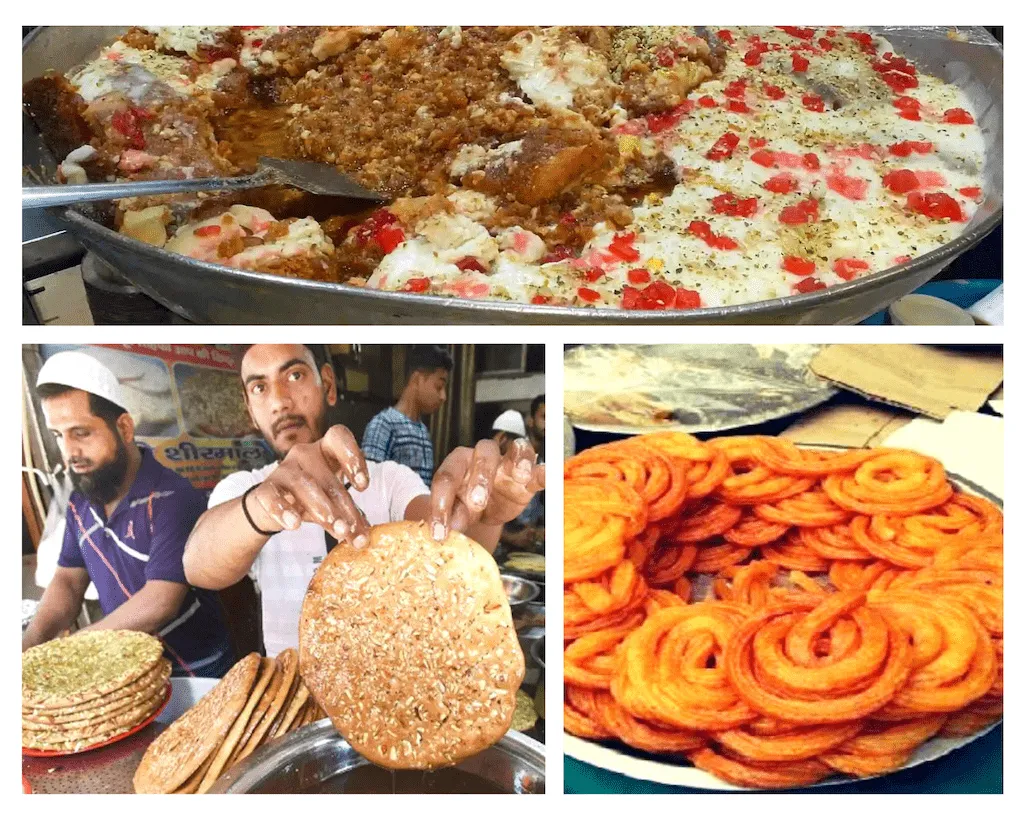 Must have desserts in Jama Masjid - shahi tukda, rabri, phirni, mango ice cream, sheermal and paneer jalebi