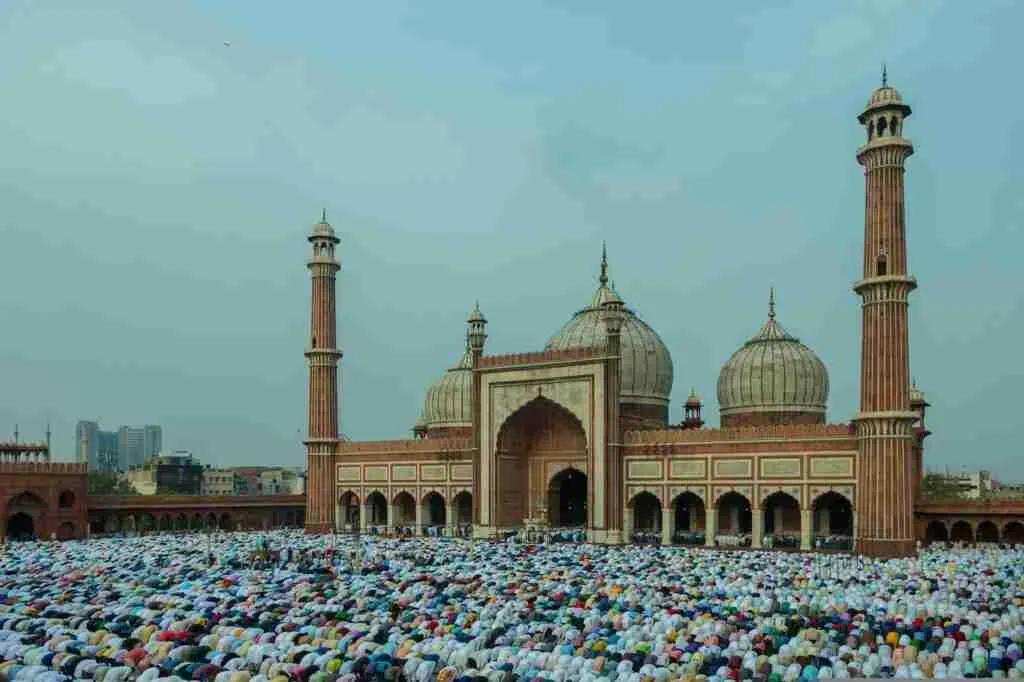 Jama Masjid Delhi on Eid