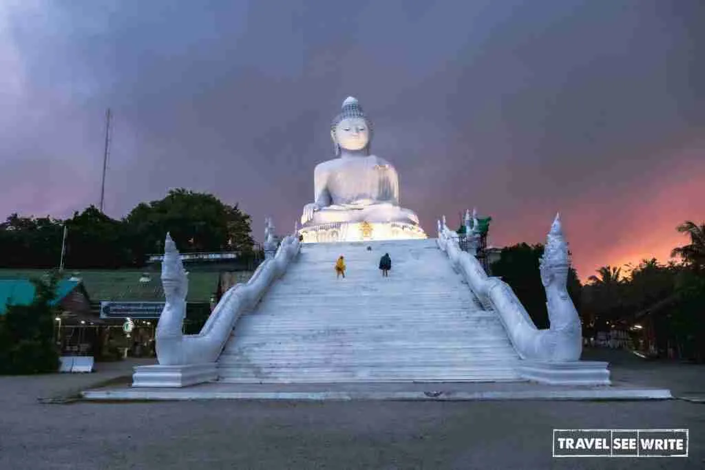 Big Buddha before the big storm came