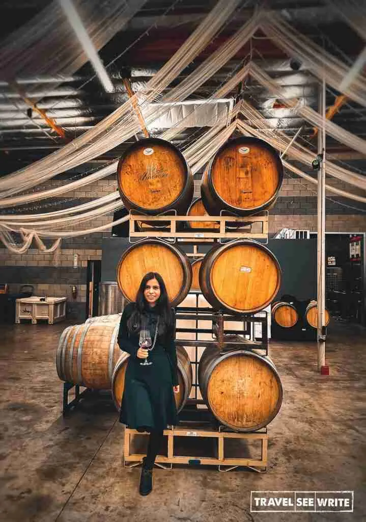 Strey Cellars in Ventura County, California, doubles up as an intimate wedding and small party venue.