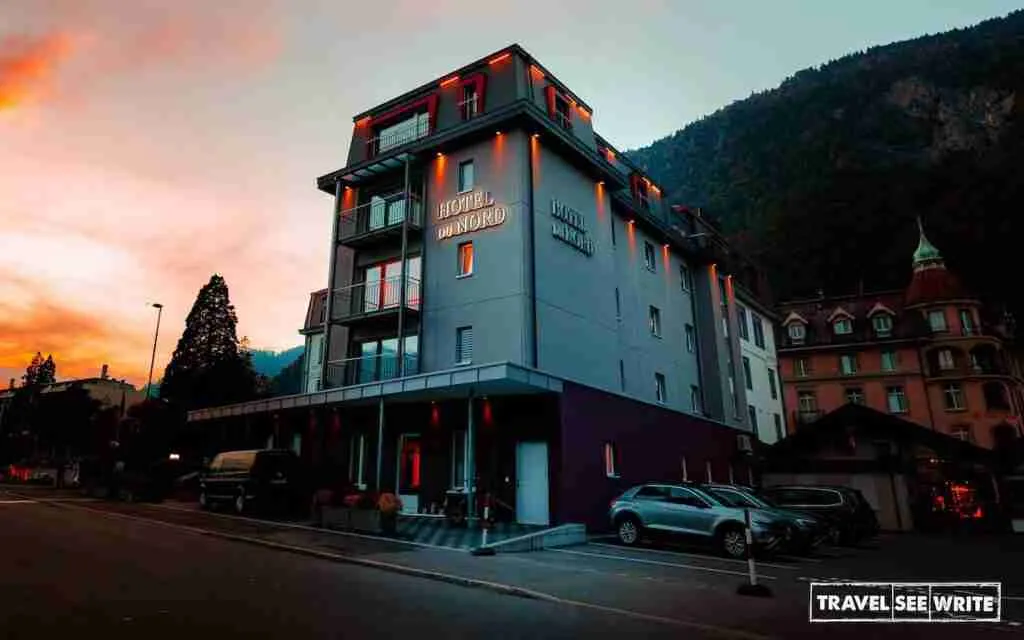 After an adventure filled day trip from Interlaken, you'd need a comfortable hotel to sleep in.