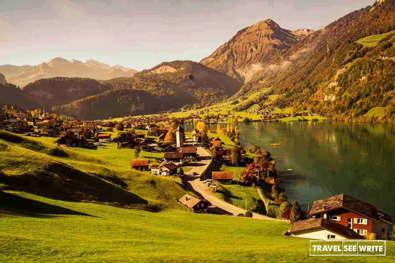 Interlaken is snuggled by Lake Thun on one side and Lake Brienz on the other. Hence, the name Interlaken
