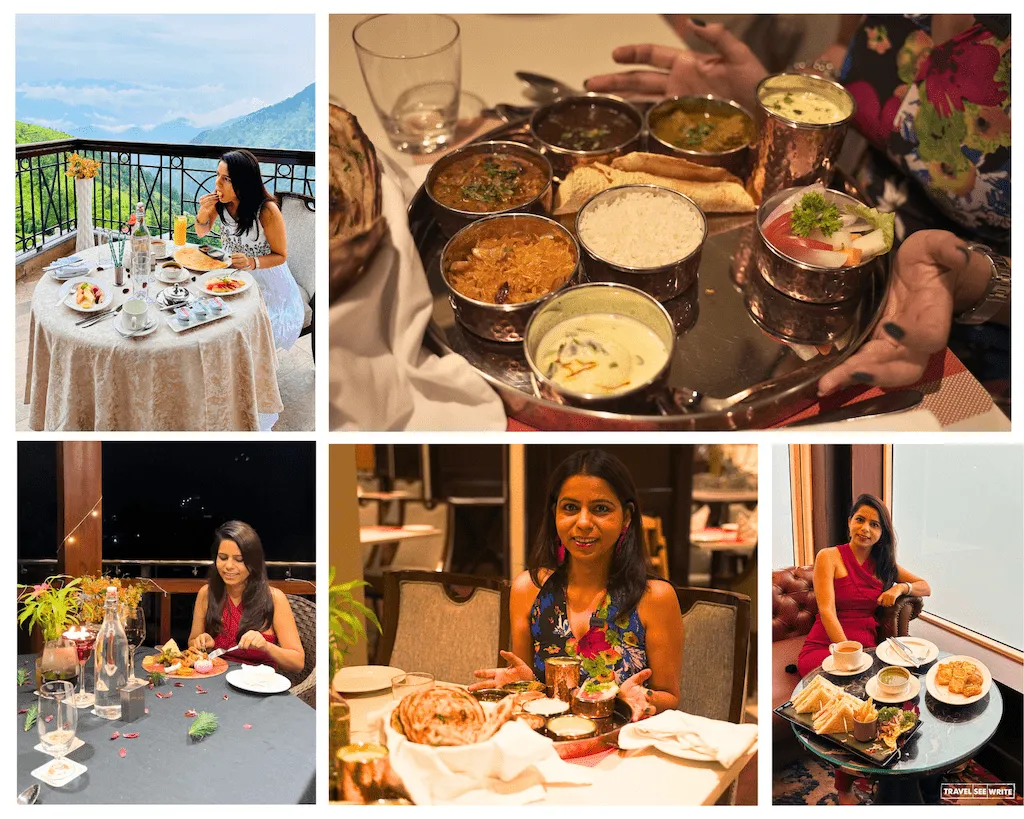 Food at Fortune Park Dalhousie is heavenly.